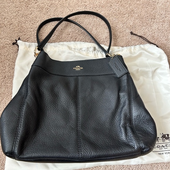 Coach Bags Coach Hallie Pebble Leather Shoulder Bag Poshmark
